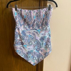 Bandana strapless top size medium